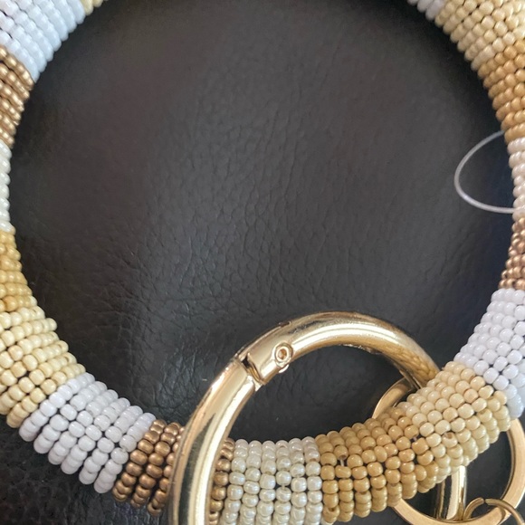 💎 TRENDY SEED BEAD  KEY CHAIN BANGLE 💎 - Picture 6 of 8